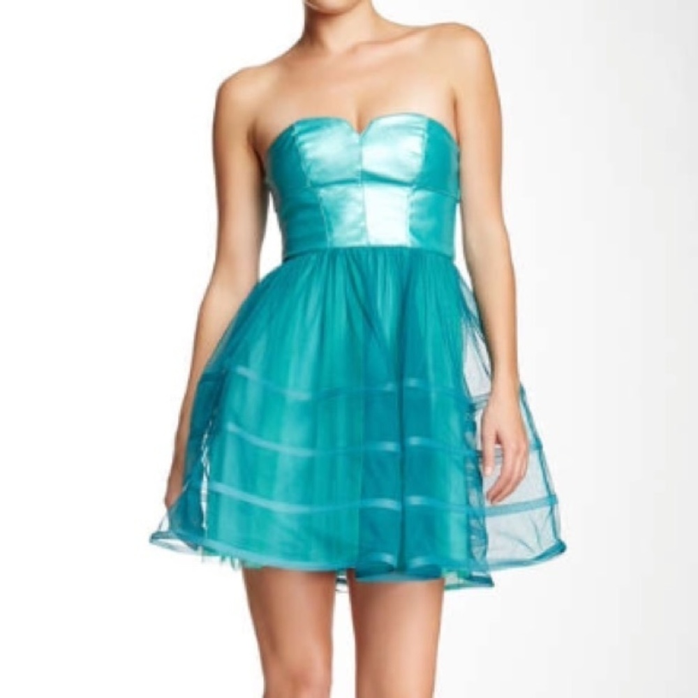 NWT Teal Betsey Johnson Mini Cupcake Dress